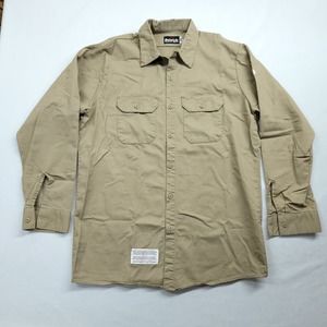 Bulwark FR Flame Resistant Protective Apparel Men's Size Large Button Up Shirt